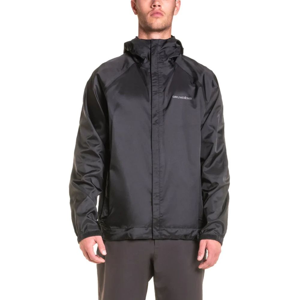 Grundens Weather Watch Hooded Sport Fishing Rain Jacket Black BRAND NEW - Picture 4 of 11
